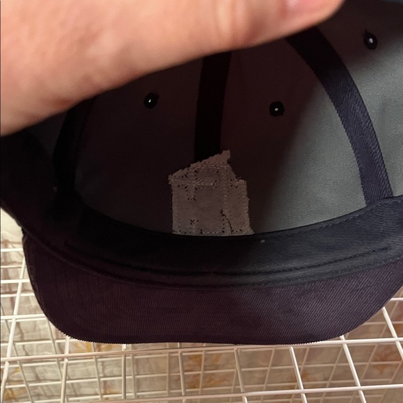 Blue Corduroy SnapBack Cap with White DC Logo all cotton adjustable sizing - Picture 13 of 13